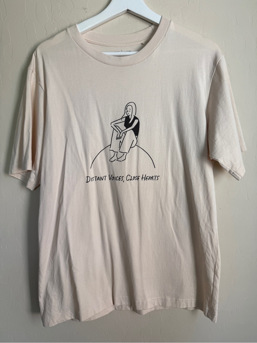 Yu Nagaba x Uniqlo Beige Graphic Tee